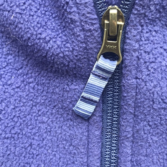 L.L. BEAN JACKET PURPLE FULL ZIP FLEECE SIZE LARGE - Picture 4 of 7
